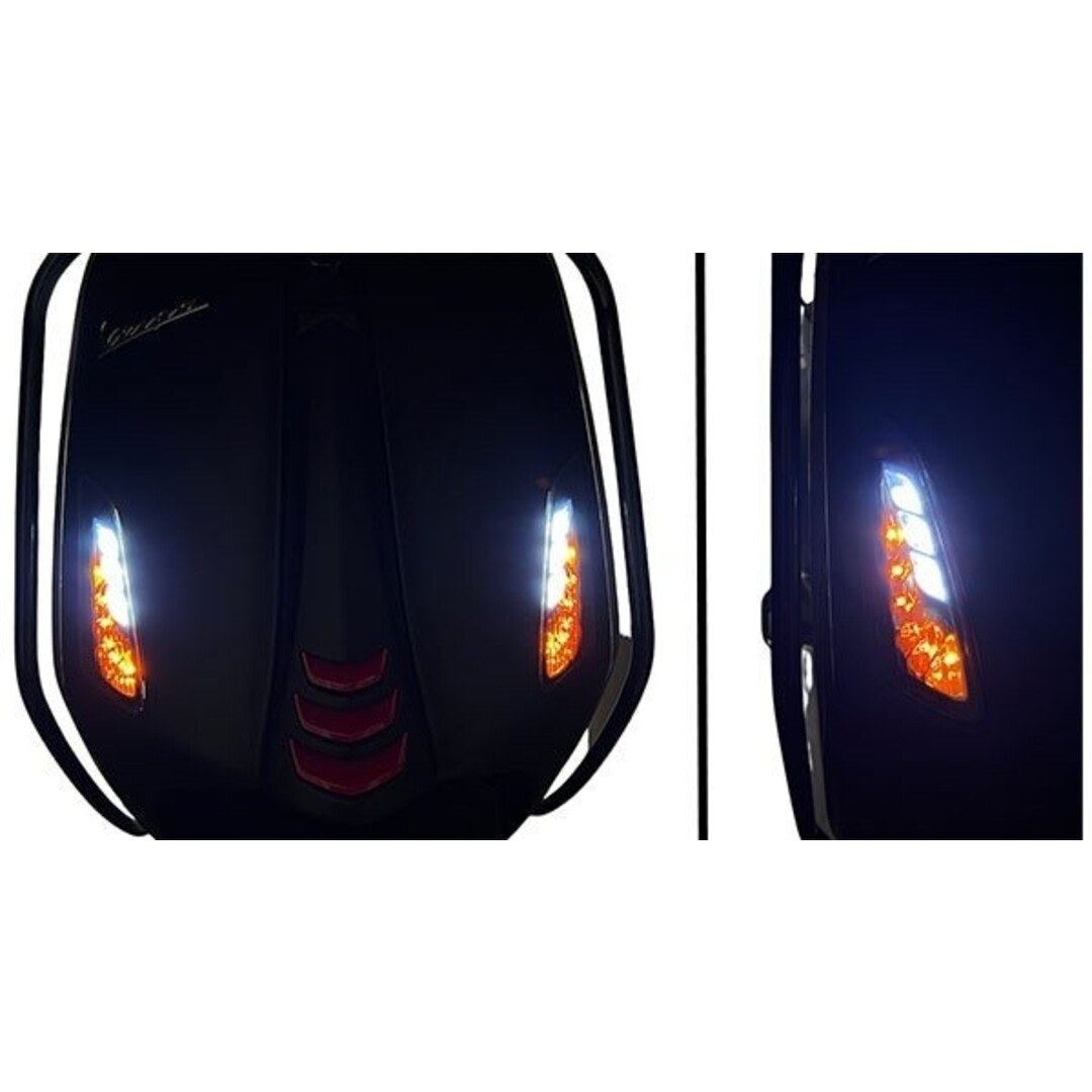 knipperlichtset led luxe + led dagrijverlichting primav/sprin zwart/smoke voor DMP