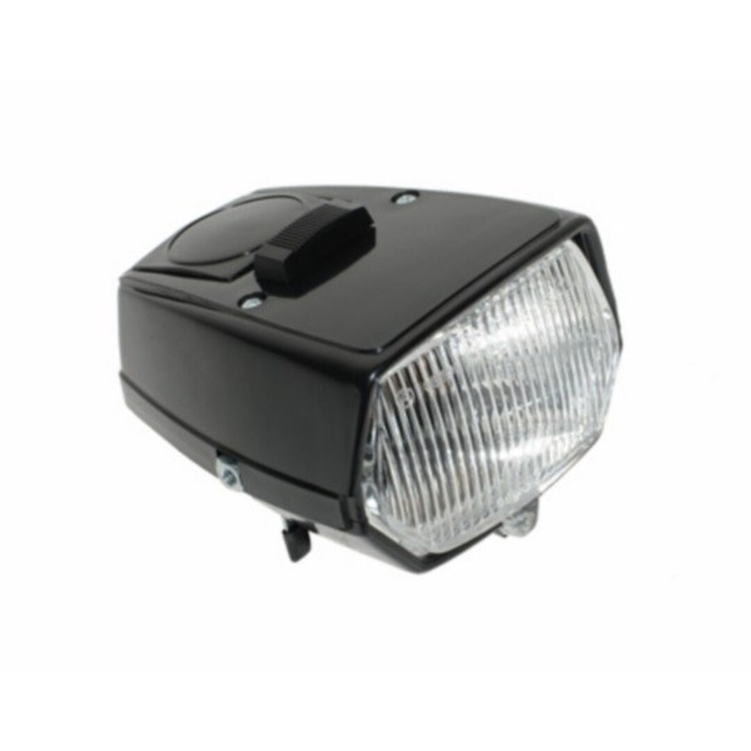 Piaggio koplamp vierkant + schakelaar maxi zwart DMP