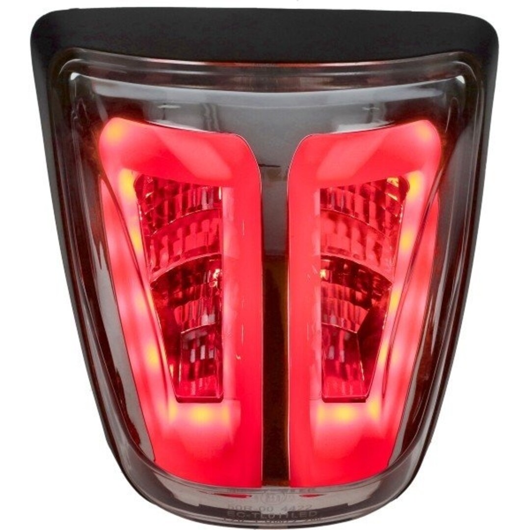 achterlicht led tube helder /zwart matt E-keur primav/sprin Power1