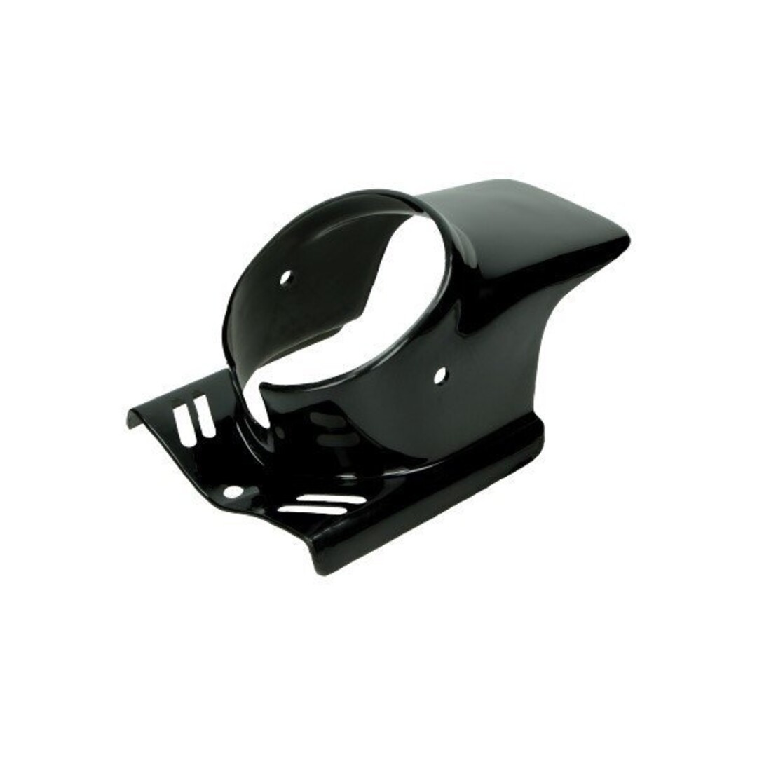 koplampspoiler rond maxi zwart DMP