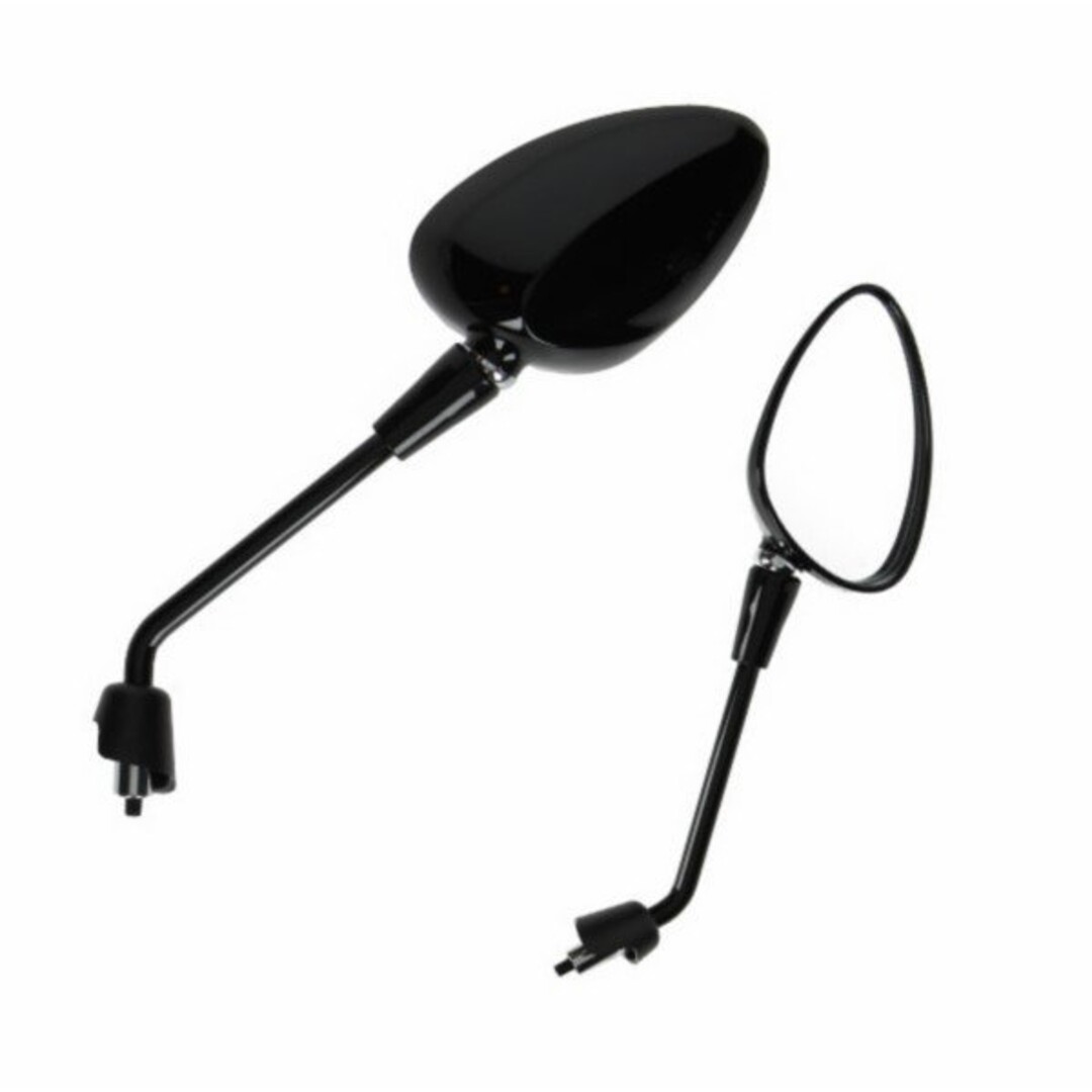 Piaggio spiegelset lang sprin/zip zwart glans DMP