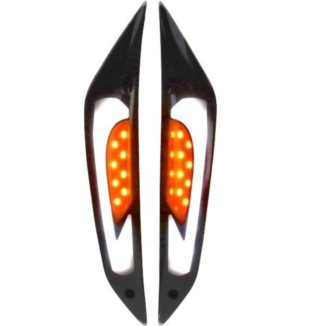 Piaggio knipperlichtset led sport tube wit zip2000 smoke voor DMP