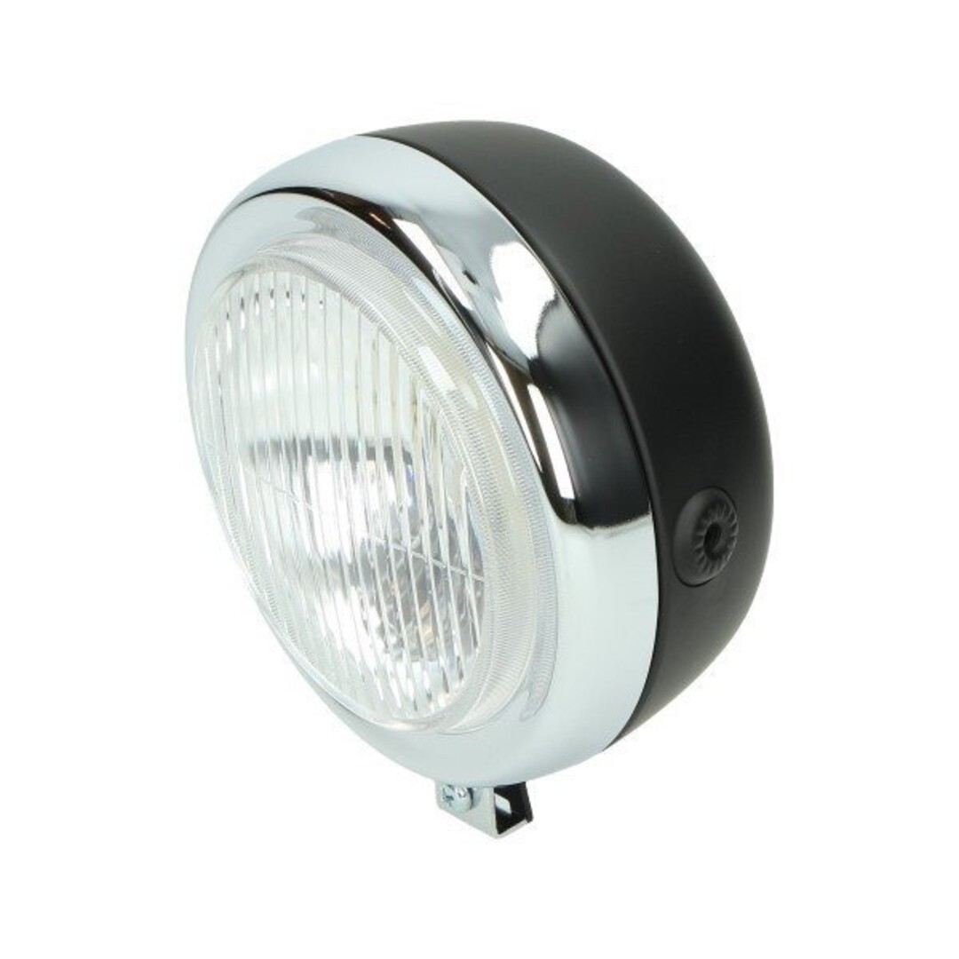 koplamp rond (made in EU) maxi zwart