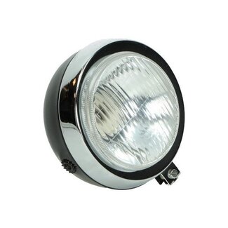 Puch Koplamp Rond Zwart – Past op Puch Maxi