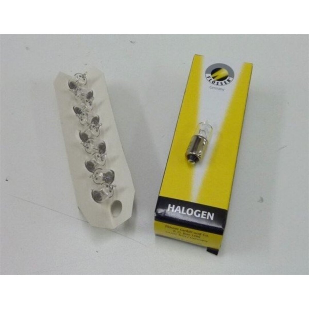lamp 12V 10W halogeen ba9s flosser