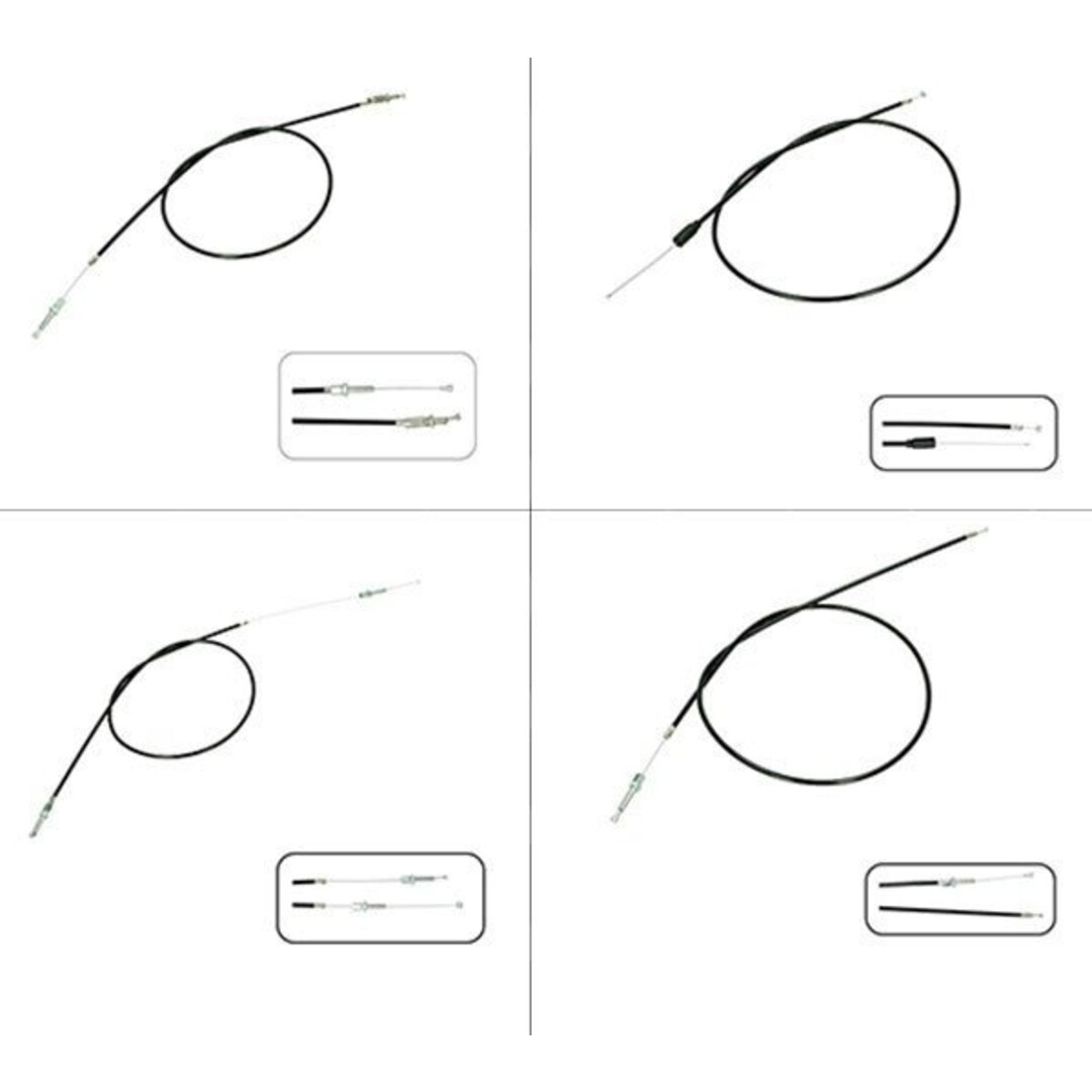 kabelset hercules prima 4/5 sachs zwart 4pcs