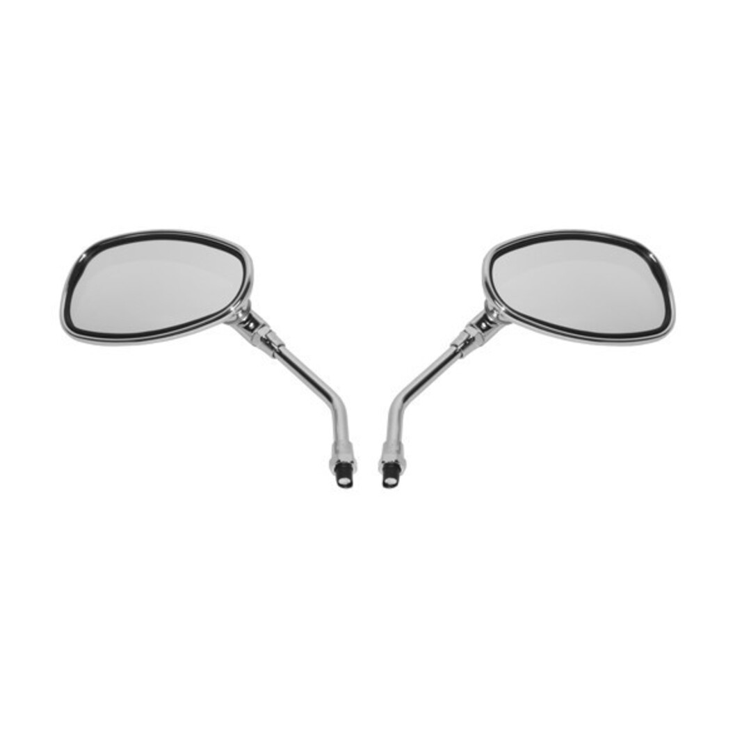 spiegelset ovaal E-keur china retro/ torino chroom orig