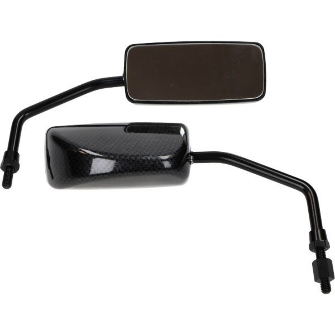 spiegelset rechthoekig sport F1 scooter m8 carbon DMP