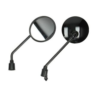 Spiegelset riva/ vespelini/ vx50agm/ chi lx/ nap zwart glans