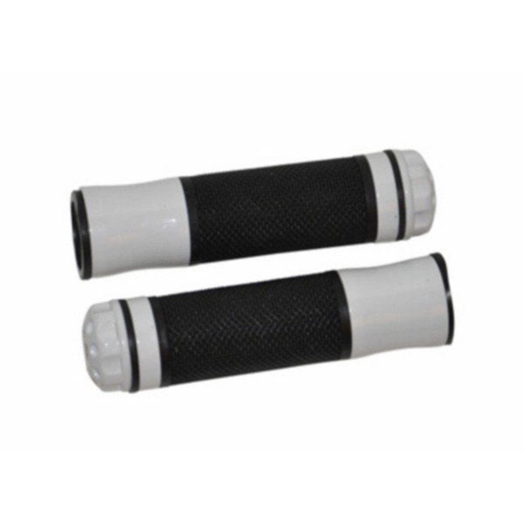 handvatset cnc universeel scooter zwart/wit DMP=op=op