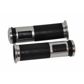 handvatset + deco huls universeel zwart/alu DMP=op=op