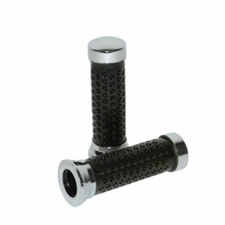 handvatset model piaggio zwart/chroom DMP