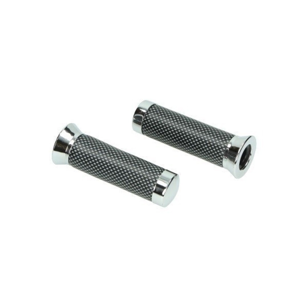 handvatset scooter chroom/carbon DMP