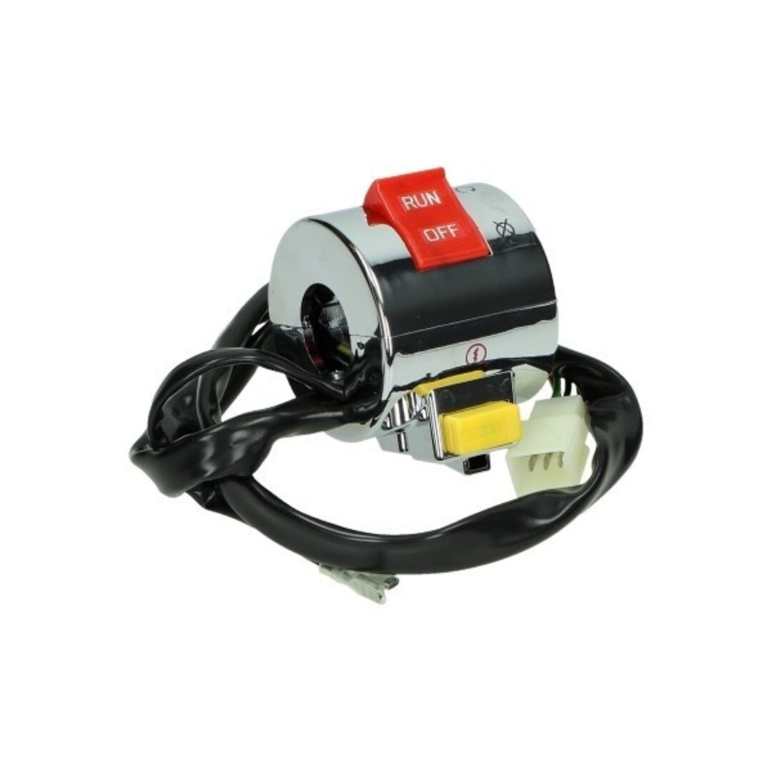 stuurschakelaar rode lichtschakelaar euro-4 china retro/ torino chroom