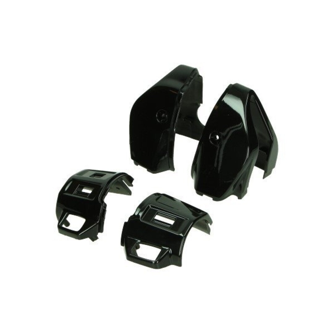 stuurschakelaar huis set L+R 2018> primav/sprin zwart glans