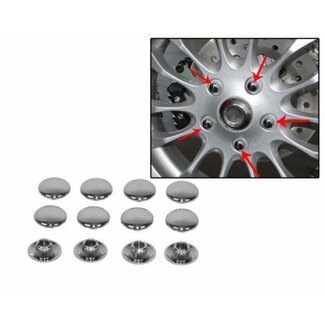 sierdop inbus bout voorwiel primav/sprin m8 chroom DMP 12pcs