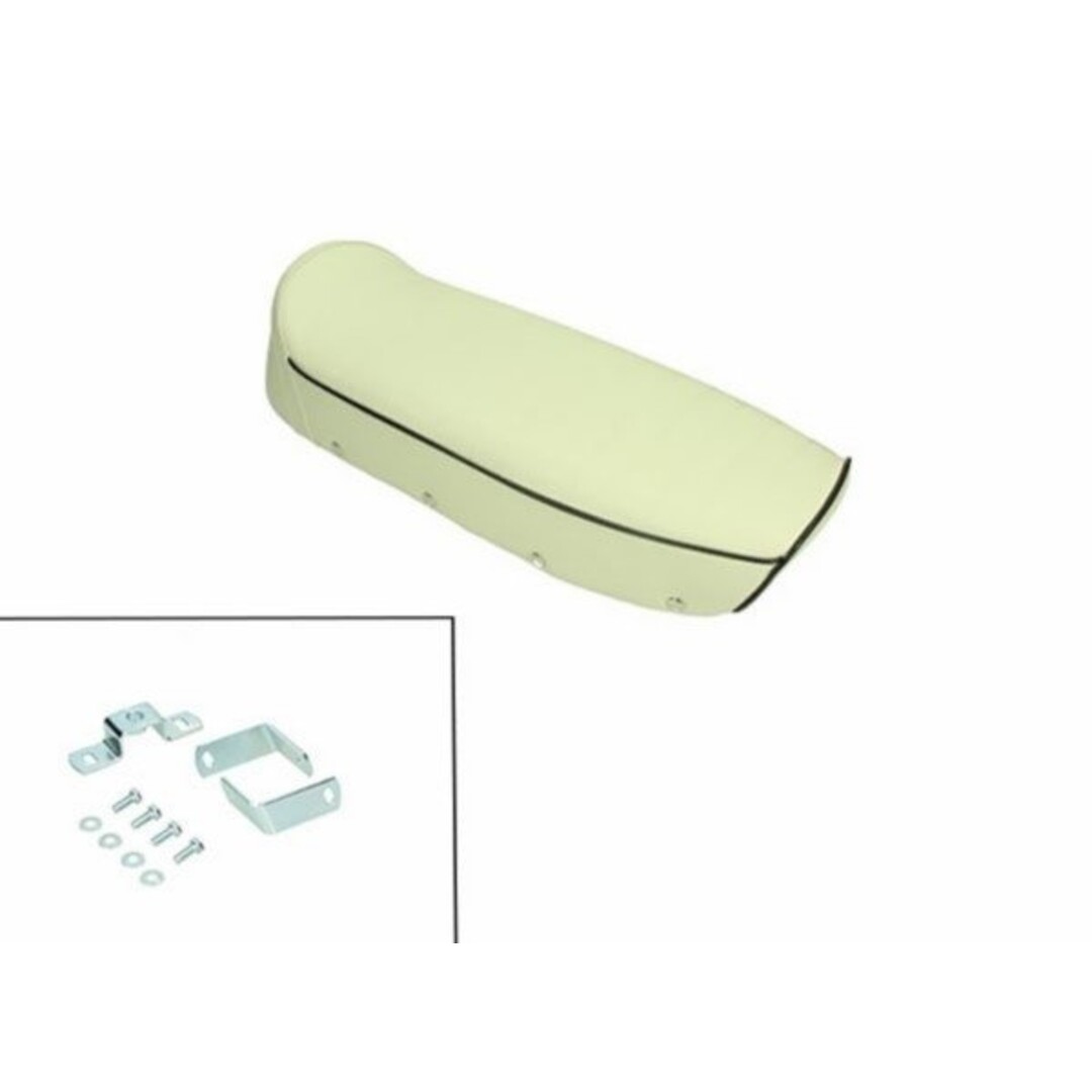 buddyseat model denfeld creme met zwarte bies zundapp