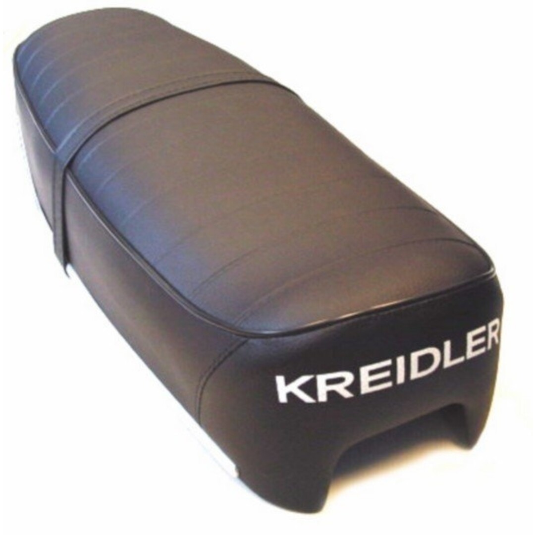 Buddyseat model 1973 zwart met dwarsstrepen voor Kreidler – Made in Europe