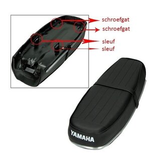 Yamaha Buddyseat origineel model FS1 zwart – Made in EU