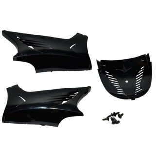 Yamaha onderspoiler set + schroefset 28019 aerox zwart DMP - Default