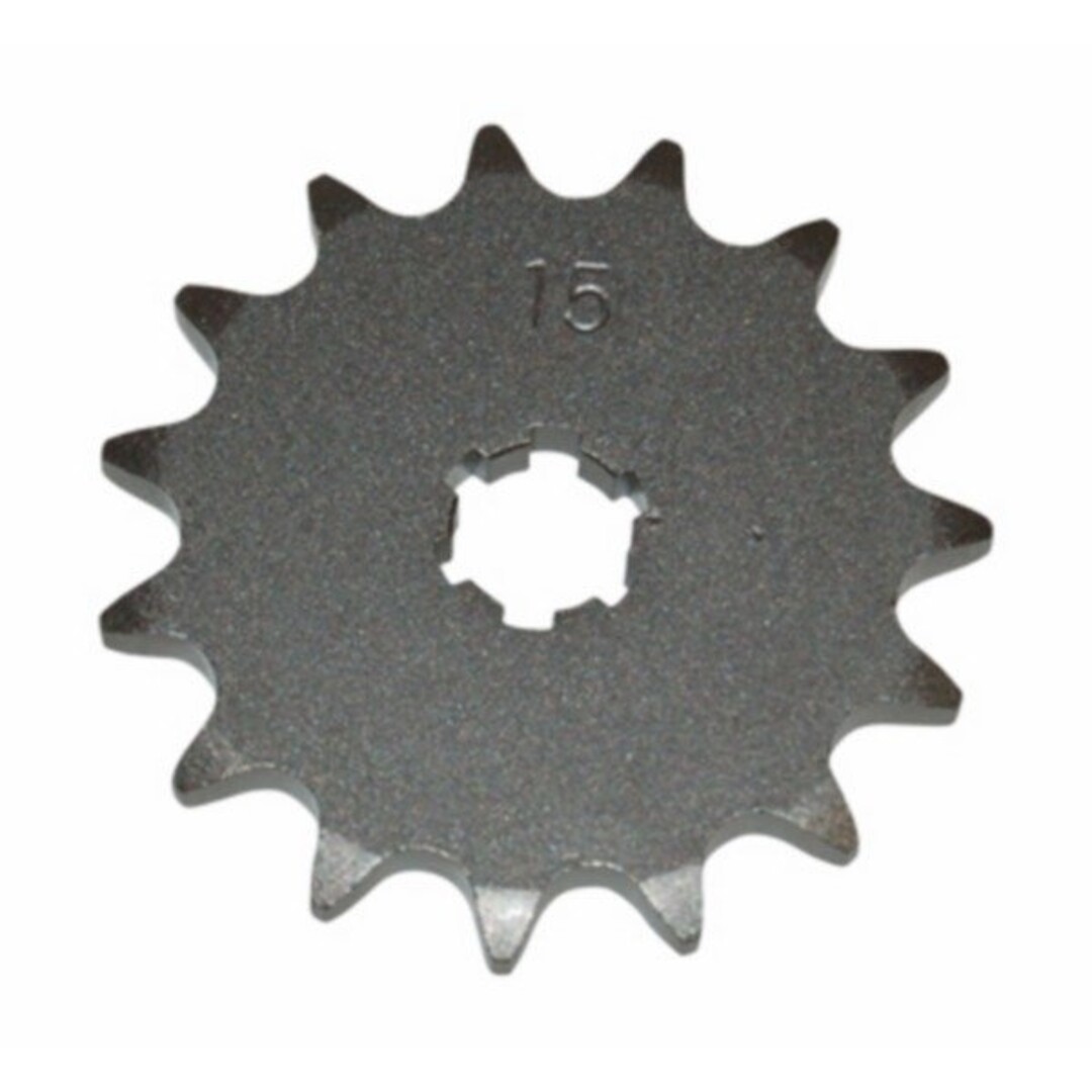 Yamaha FS1 DMP voorkettingwiel 15 tanden A-kwaliteit voor Yamaha FS1, DT-M, DT-MX, RD-M, RD-MX