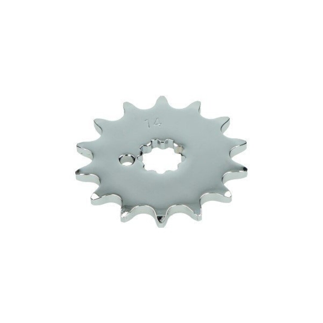 Puch voorkettingwiel maxi/puch 14t chroom DMP