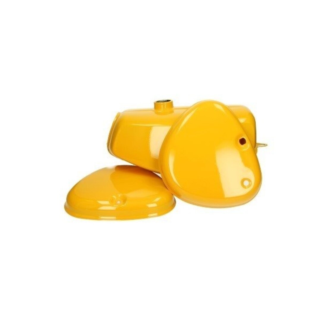 benzinetank +zijdekselset simson S51 oranje