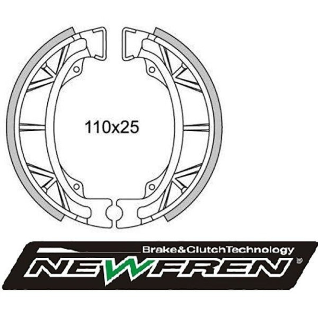 Peugeot remsegmentset agi/cel/allo/china4t/fid/kisb/lud/orb/tweet newfren gf1043