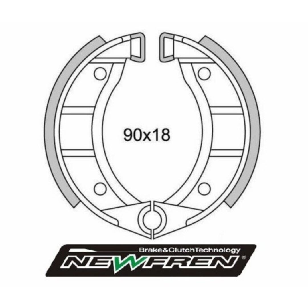 remsegmentset bra/ciao/si newfren gf0151