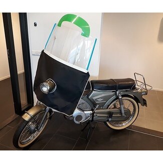 Puch windscherm (made in EU) +spatflap oldtimer kreid/puch/sachs/zun