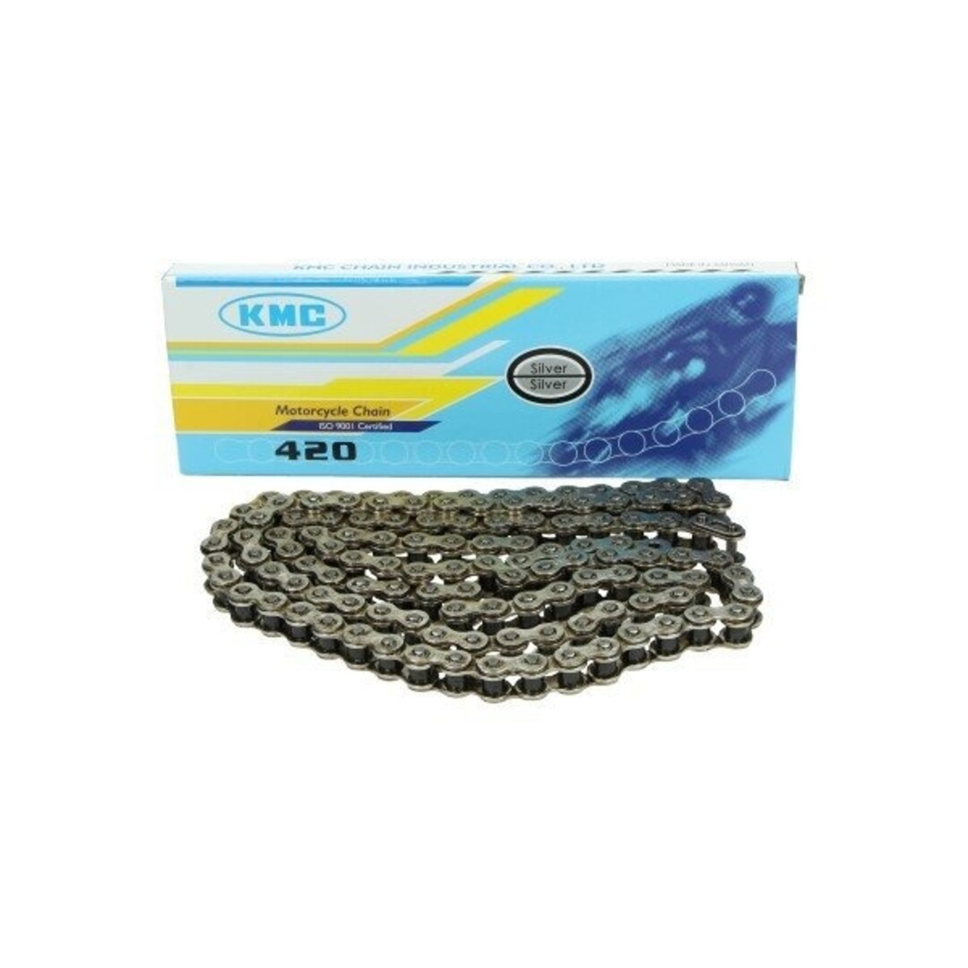 ketting 420-1/4 122sch chroom DMP