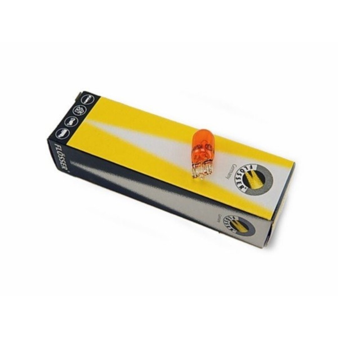 lamp 12V 5W t10 wedge oranje flosser