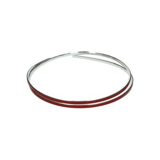 rand plakstrip chroom (zelfklevend) univ 1m chroom DMP