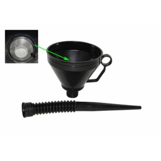 gereedschap trechter benzine/olie met zeef univ DMP