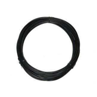 kabel buiten rol 5.0mm 25 meter zwart DMP
