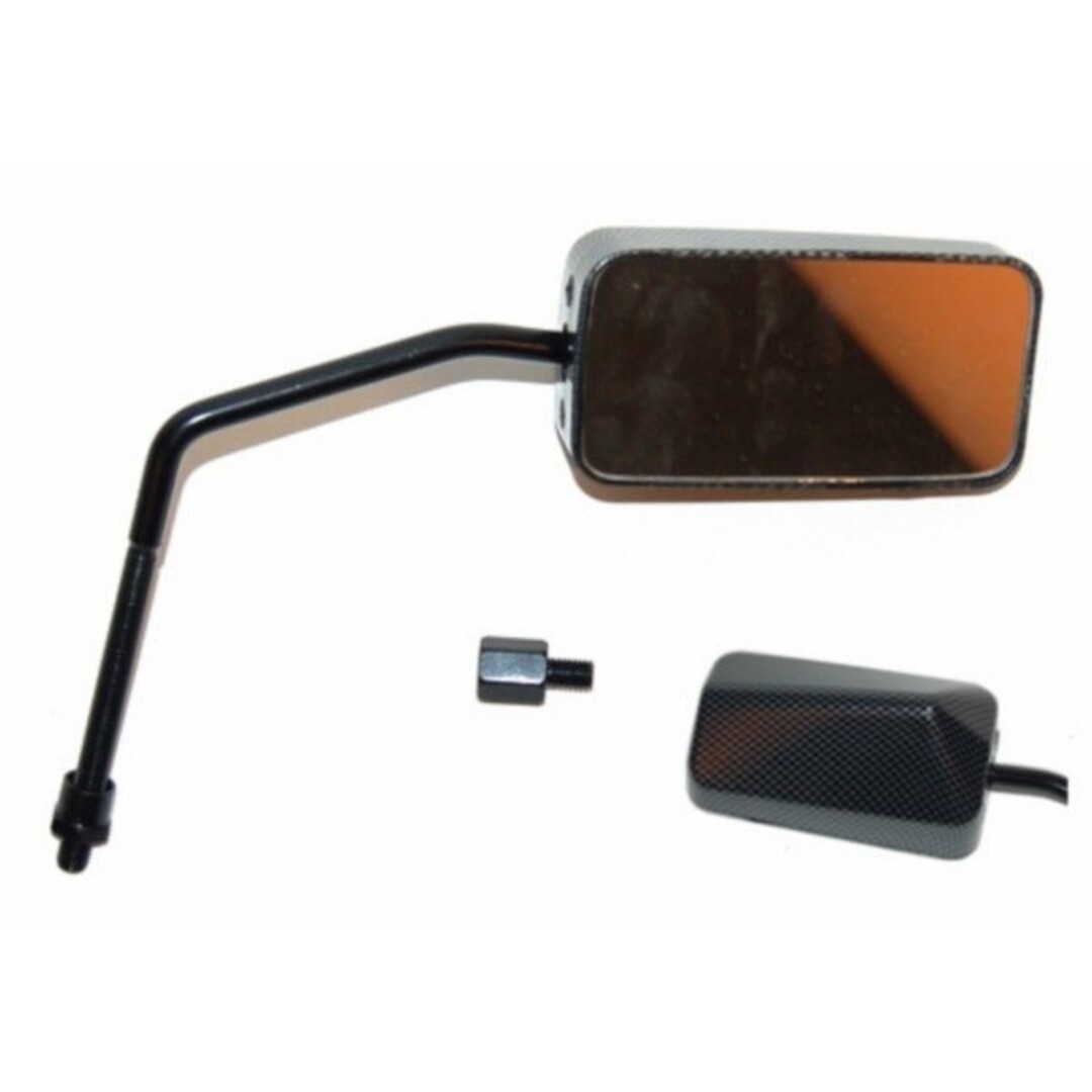 spiegel rechthoekig sport F1 8mm carbon rechts DMP