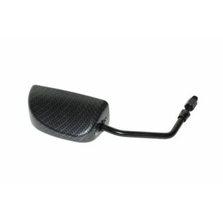 spiegel rechthoekig sport F1 scooter m8-m10 carbon DMP