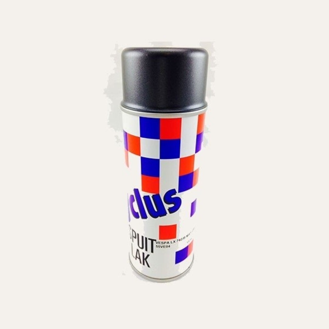 Piaggio spuitlak mat grijs 742/B titanio gts/sprin/vespa lx/zip4t 400mL spuitbus