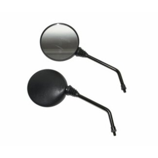 Kymco Spiegelset DMP rond zwart AGM VX50, BTC Riva, GY6