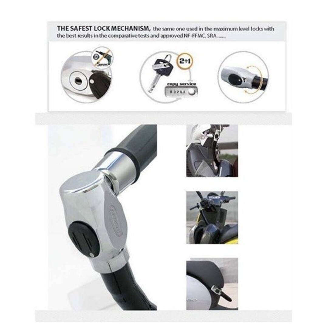 slot kabel stuur luxe antirobos lx/lxv/vespa S artago