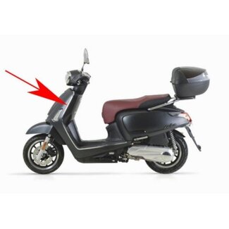 sierstrip beenschild new like chroom links kymco orig 64314-acc1-e10-f1p