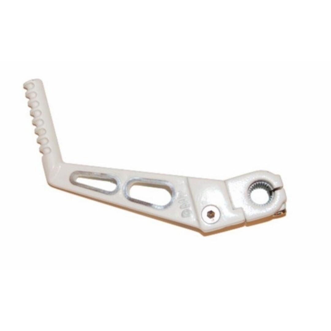 kickstartpedaal 2-gaats minarelli am6 wit alu DMP=op=op