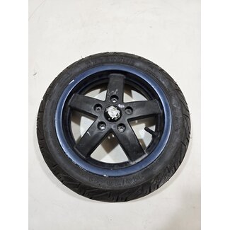 Vespa LX / S / LXV / Voorwiel met goede band lak niet netjes ( blauw )