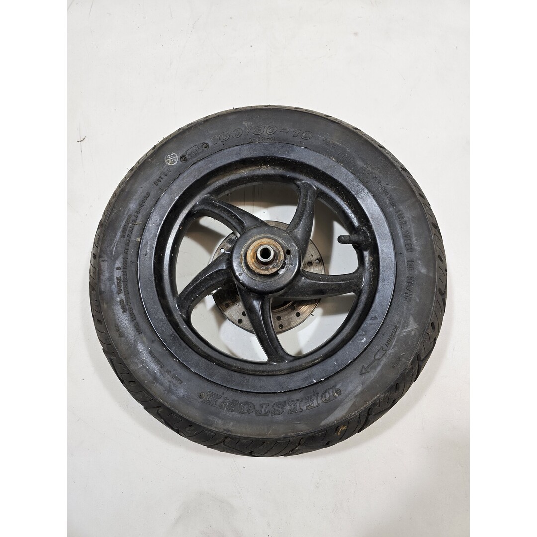 Piaggio Zip RST type 1/2/3 / Voorwiel met goede band en schijf Zwart