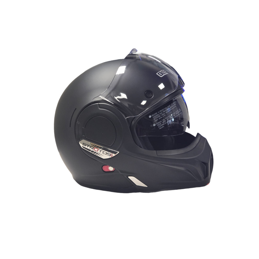 Beon Beon B707 Stratos mat zwart Maat L Systeemhelm