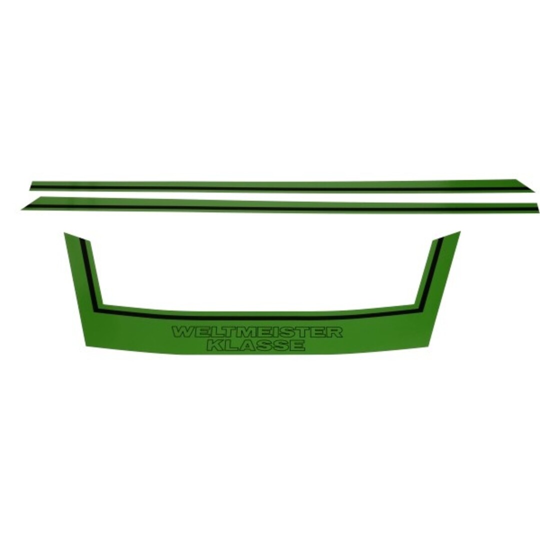 Kreidler stickerset Weltmeister Klasse groen past op kreidler