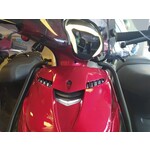 DMP led verlichting voorscherm boven grill smoke 3-delig voor Piaggio Zip SP, Zip 2000 en Zip 100/125 met SP-neus