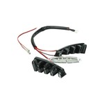 DMP led verlichting voorscherm boven grill smoke 3-delig voor Piaggio Zip SP, Zip 2000 en Zip 100/125 met SP-neus