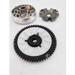 Gy6 Complete variokit met koelvin en starttandwiel voor Django, China 4T, GY6 en Kymco 4T scooters