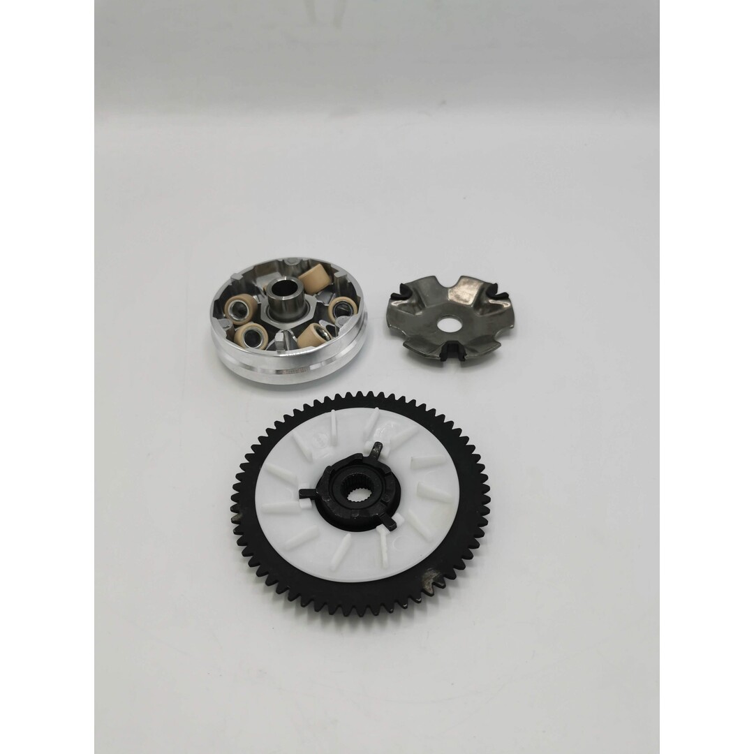 Gy6 Complete variokit met koelvin en starttandwiel voor Django, China 4T, GY6 en Kymco 4T scooters